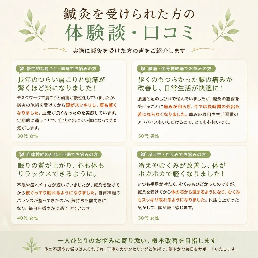 患者様の声