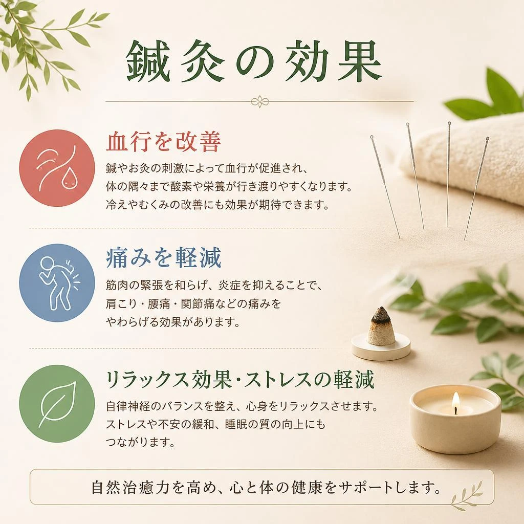 鍼灸の効果