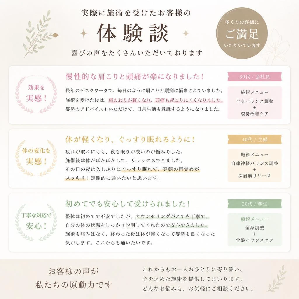 お客様の声