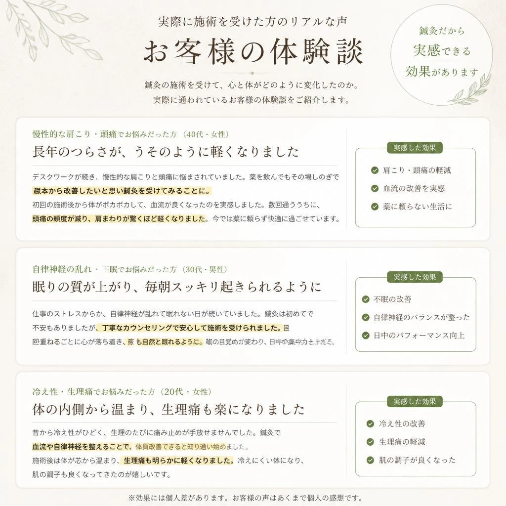 お客様の声