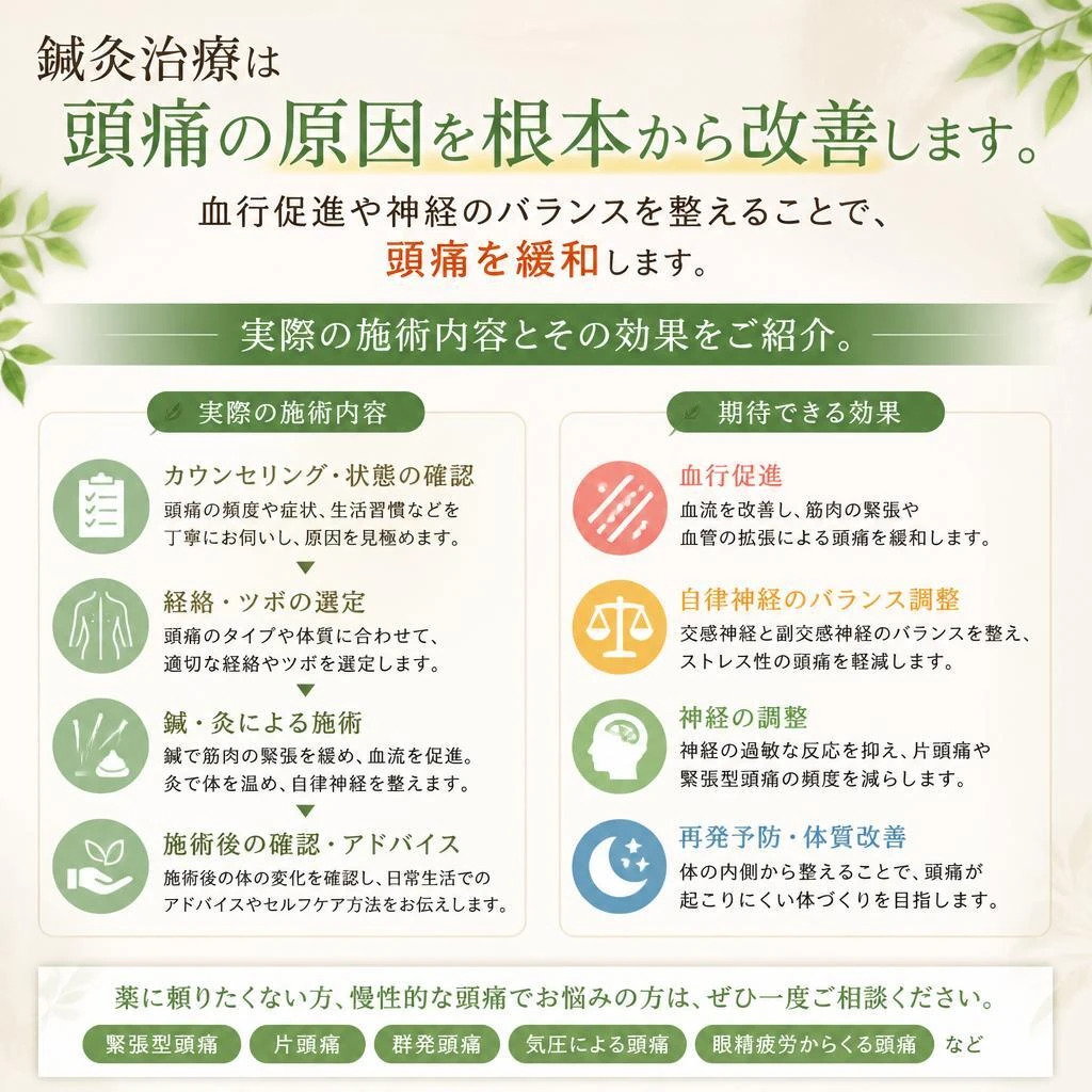 鍼灸がもたらす効果