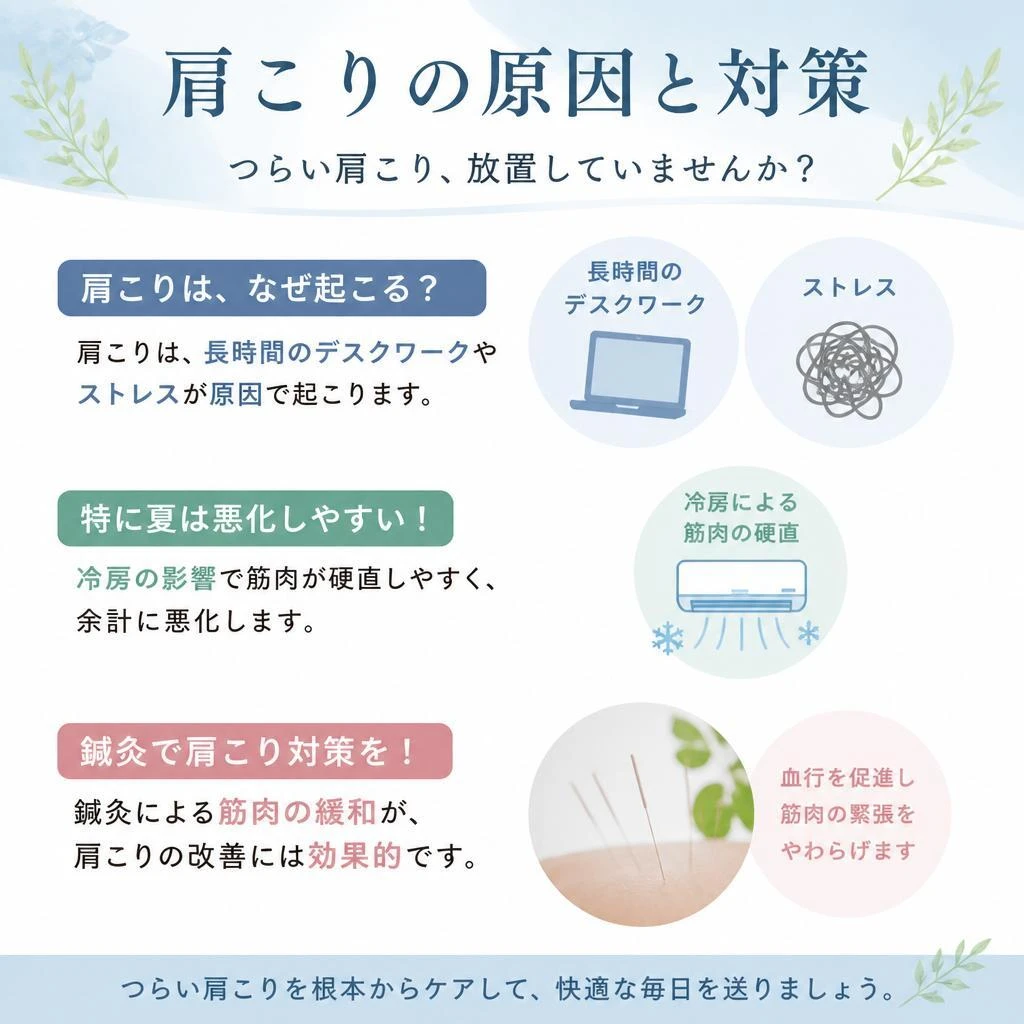 肩こりのメカニズムと解消法