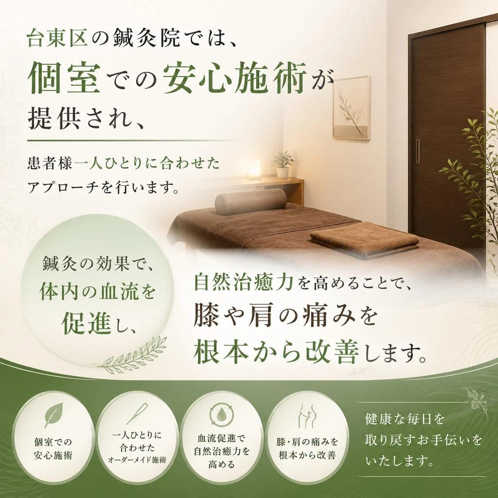 台東区で受けられる鍼灸の特長