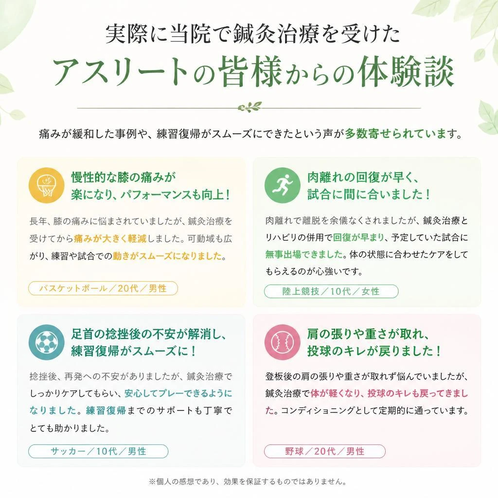 患者様の声