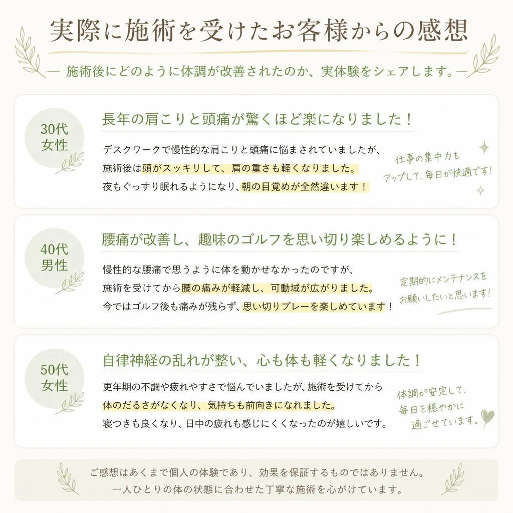 お客様の声