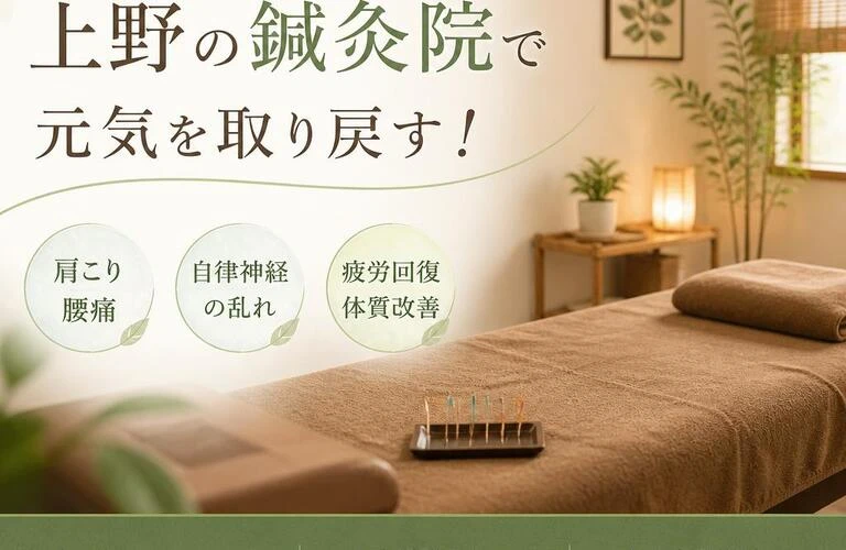 あなたの疲れを癒す、上野の鍼灸院で元気を取り戻す！