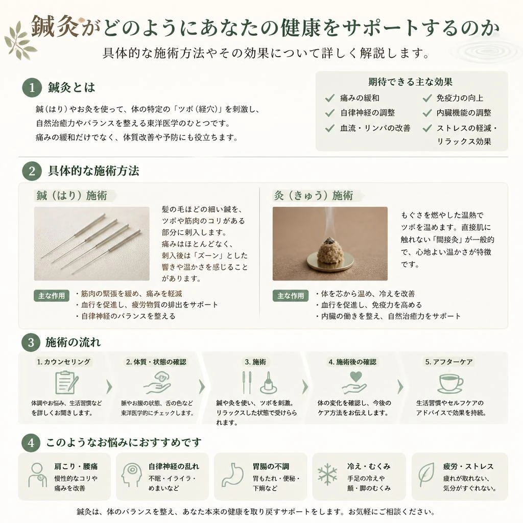 鍼灸の力を体感しよう
