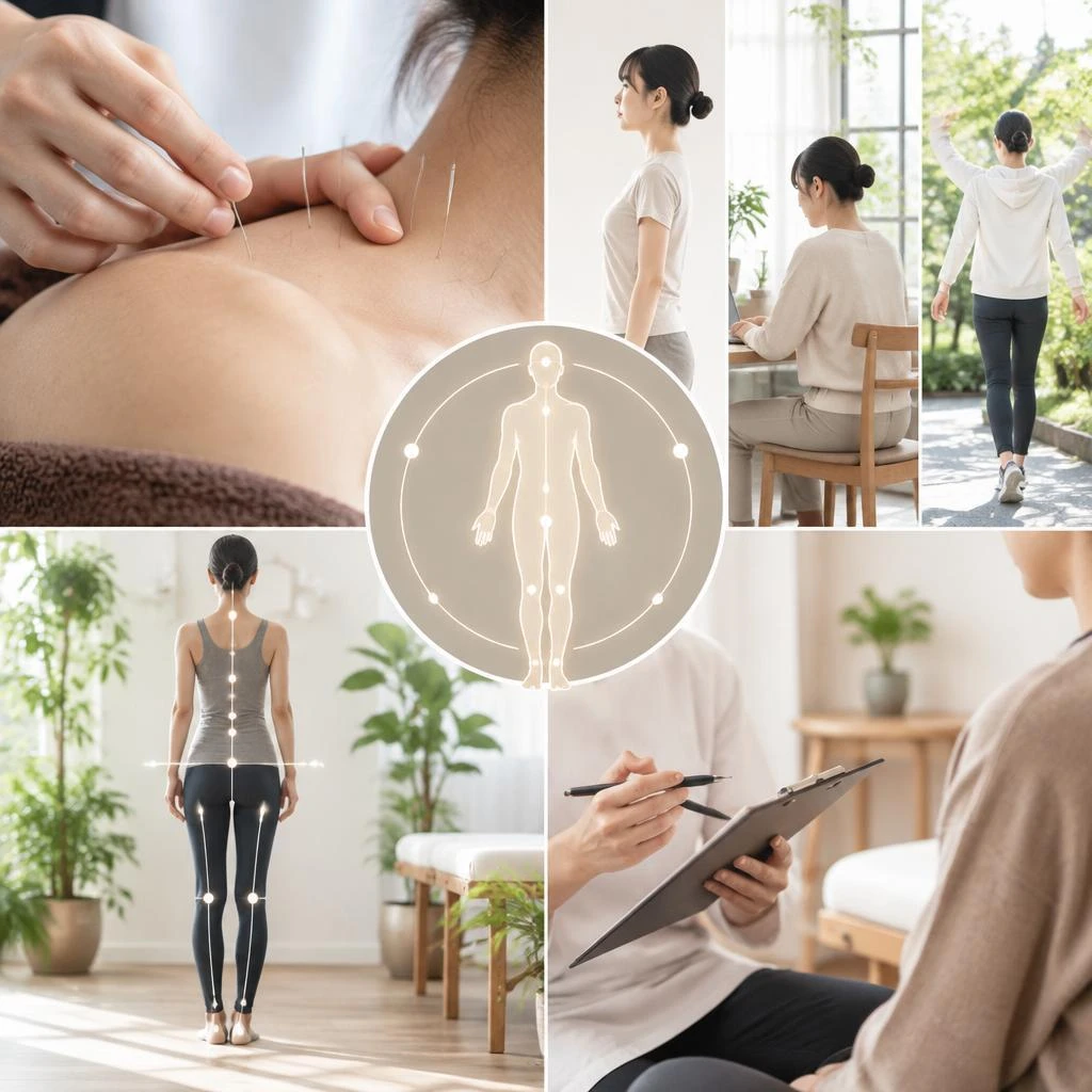 肩だけではなく、心身のバランスから整える鍼灸